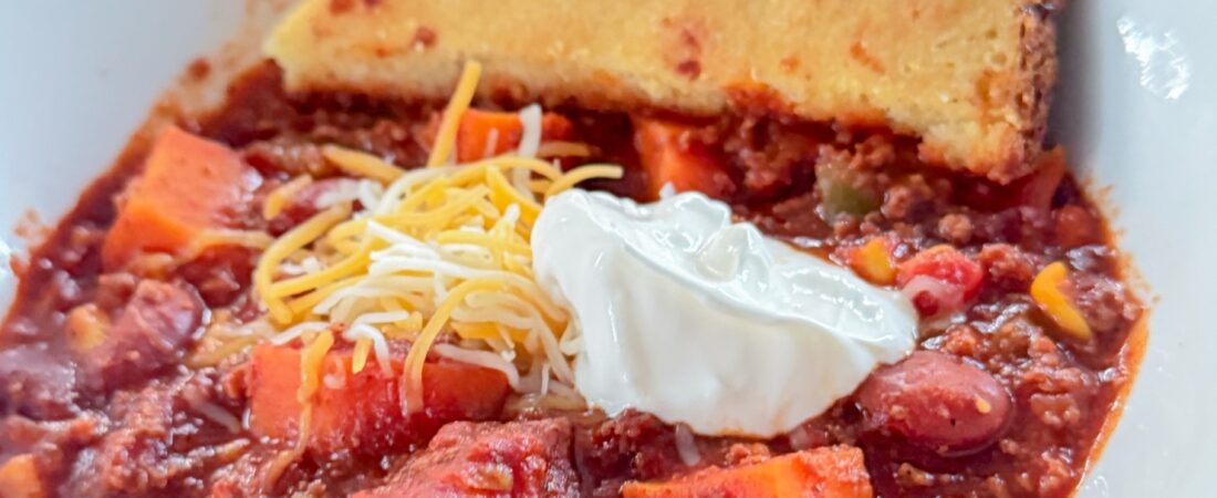 Easy & Hearty Sweet Potato Turkey Chili